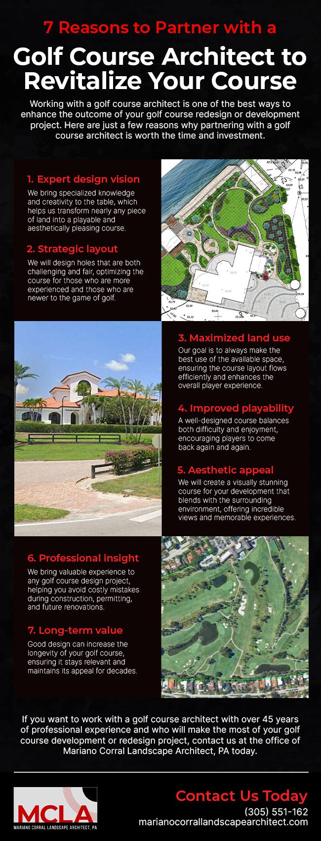 7 Reasons to Partner with a Golf Course Architect to Revitalize Your Course [infographic]